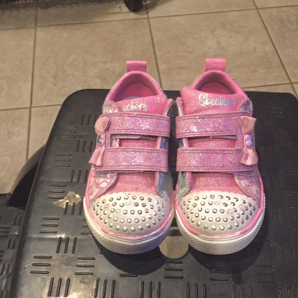 Pink and purple stared twinkle toes